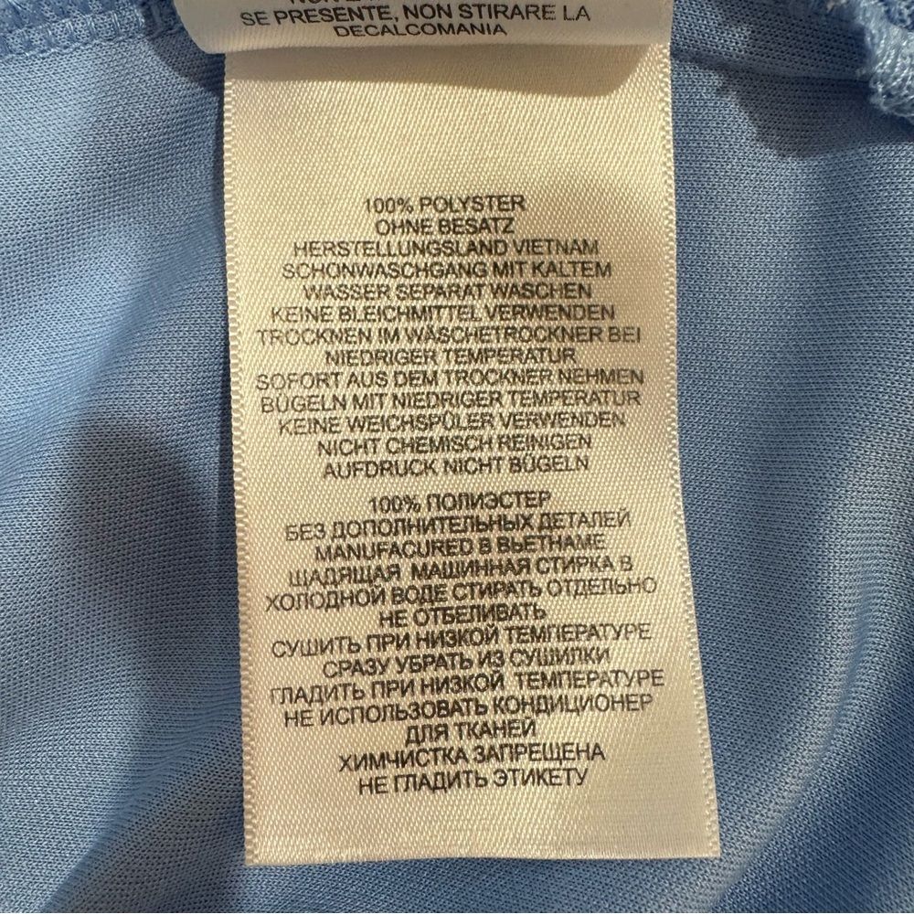 Columbia Golf Ole Miss 2022 National Champions Polo Shirt Omni-Wick L Blue - Picture 7 of 9